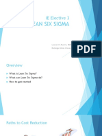 Lean Six Sigma: IE Elective 3