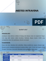 Obat Anestesi Intravena