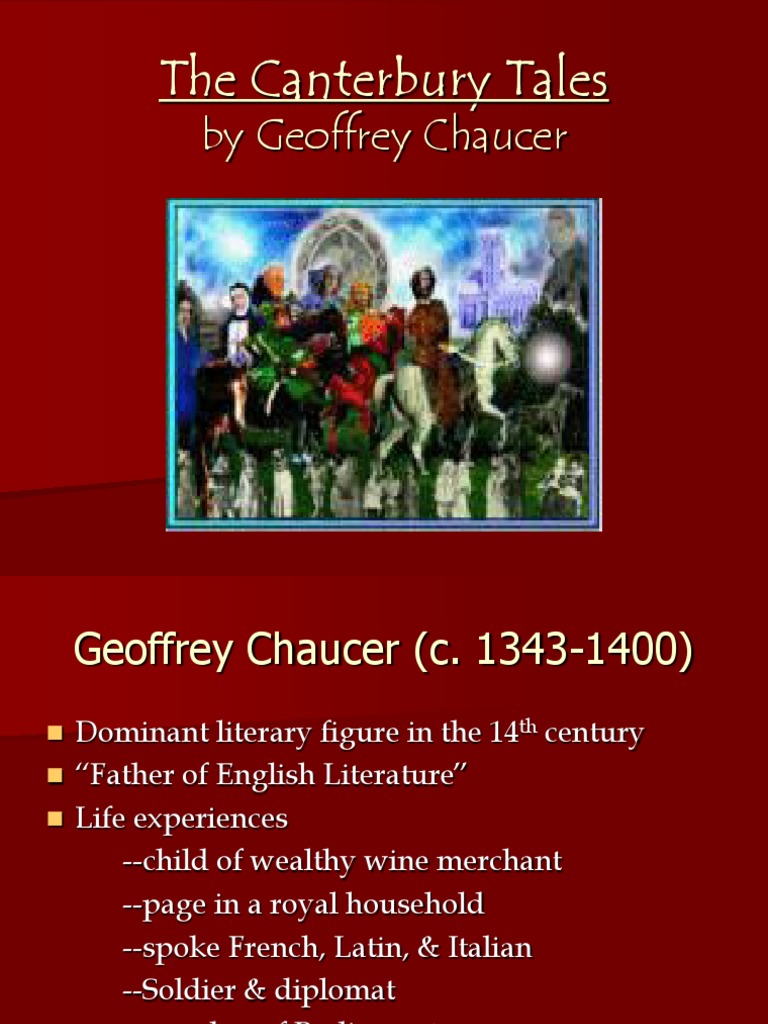Canterbury Tales | PDF | The Canterbury Tales | Seven Deadly Sins