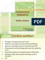 Riset Operasi - Model Antrian