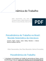 Psicodinâmica Do Trabalho