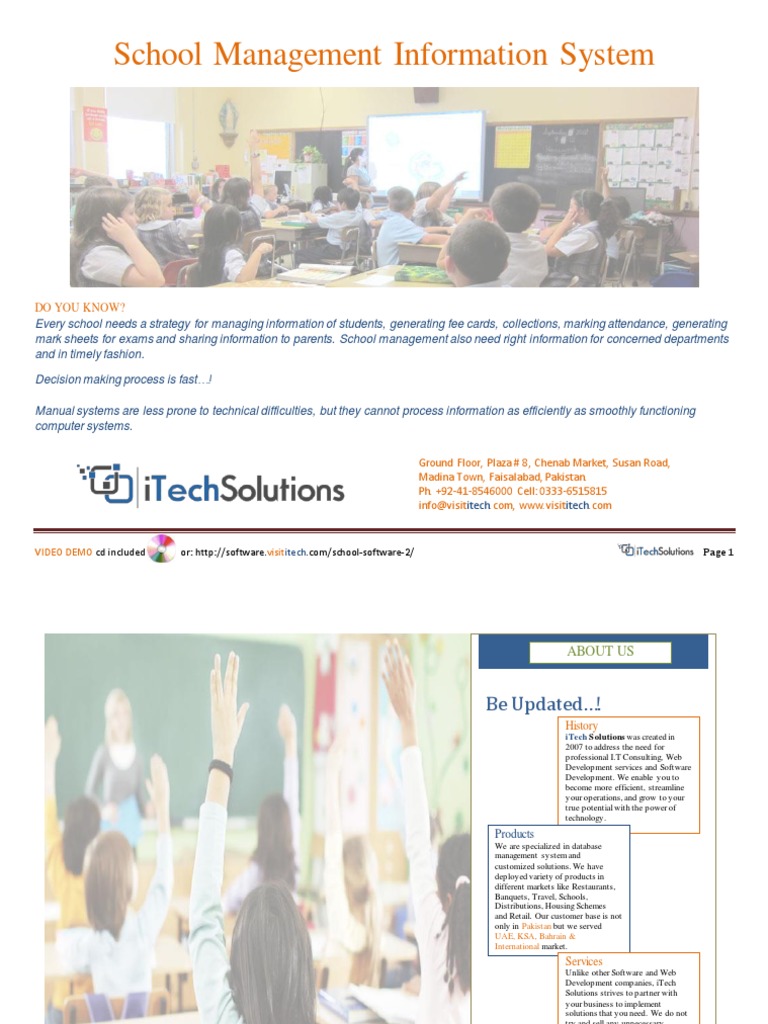 School Management Software Features | PDF | Test (Assessment) | Fee