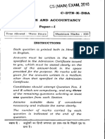 IAS Mains Commerce 2010 PDF