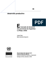El  mercado de las tierras rurales en dos provincias de Argentina