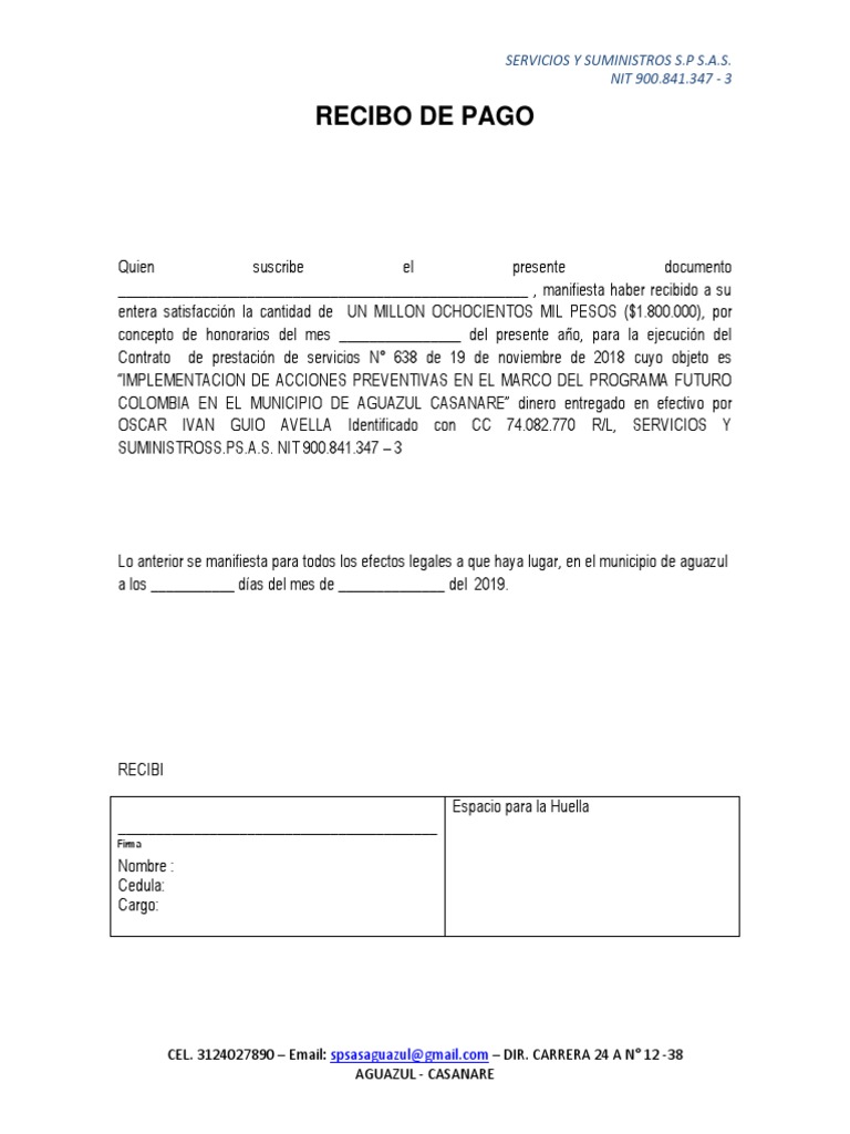 Recibo de Pago | PDF