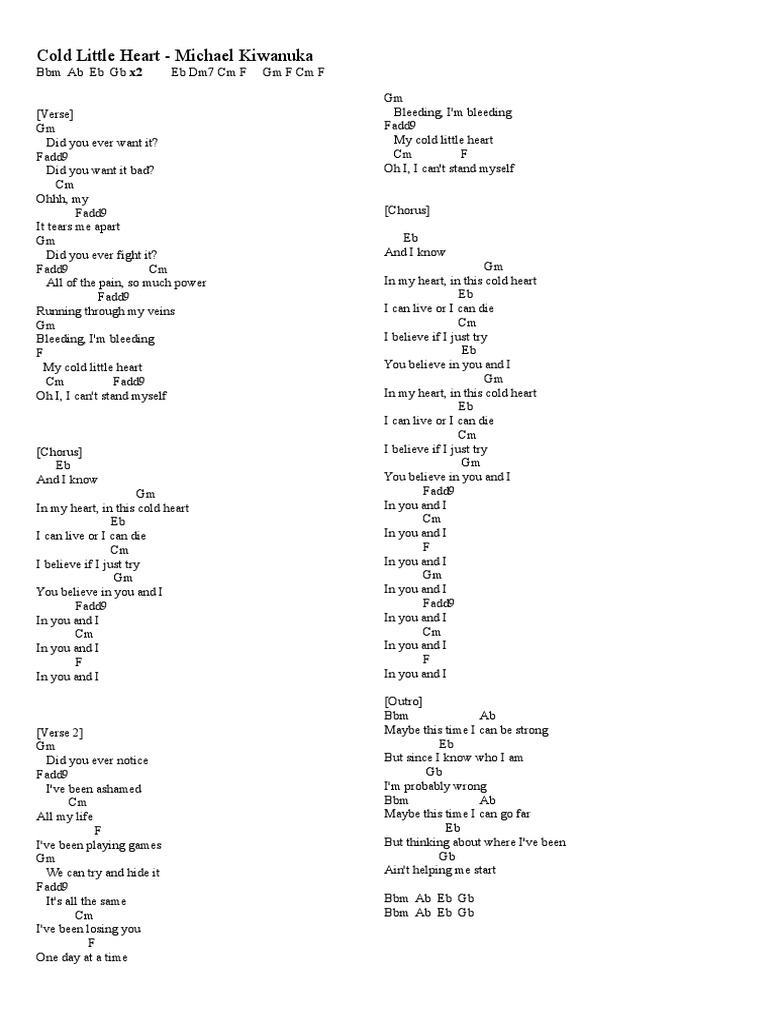 Cold Little Heart PDF