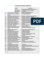 Daftar Nama Nama Simplisia 40