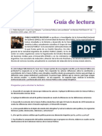 Guía lectura Unidad 1 Ciencia Política