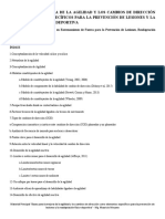 Bases para La Mejora de La Agilidad y Los Cod Como Ee P Prevencion de Les y La Readaptacion FD Moyano 3957800392