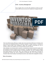 SCM - Inventory Management