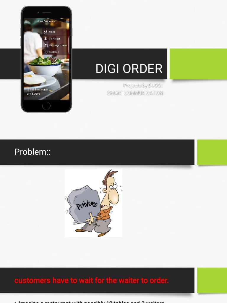 Streamline Restaurant Orders with Digi Order | PDF