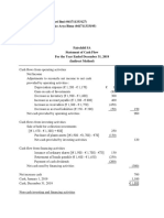 Fairchild SA statement of cash flows 2019