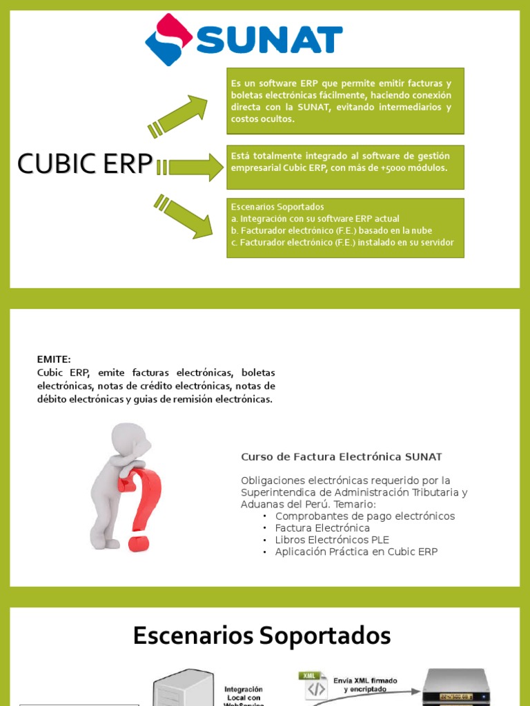 Facturación Electrónica con Cubic ERP | PDF | Finanzas y dinero
