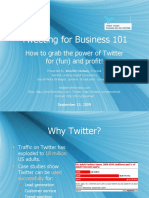 Tweeting For Business 101