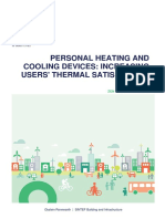 Personal Heating and Cooling Devices- Increasing Users' Thermal Satisfaction. a Literature Study