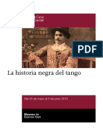 MUSEO CARLOS GARDEL. Publicacion. La Historia Negra Del Tango