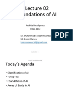 Foundations of AI: Artificial Intelligence COSC-3112