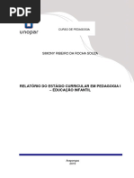 Relatório de Estágio UNOPAR PEDAGOGIA