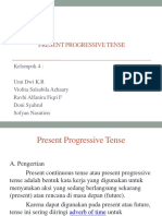 Presentatio B.inggris Present Progressive Tense