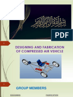 Designing and Fabrication of Compressed Air Vehicle /TITLE