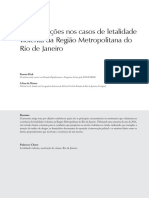 Artigo - As Motivacoes Nos Casos de Letalidade Violenta Da Regiao Metropolitana Do Rio de Janeiro