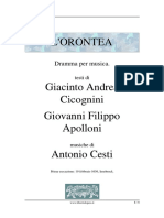 Orontea Libretto