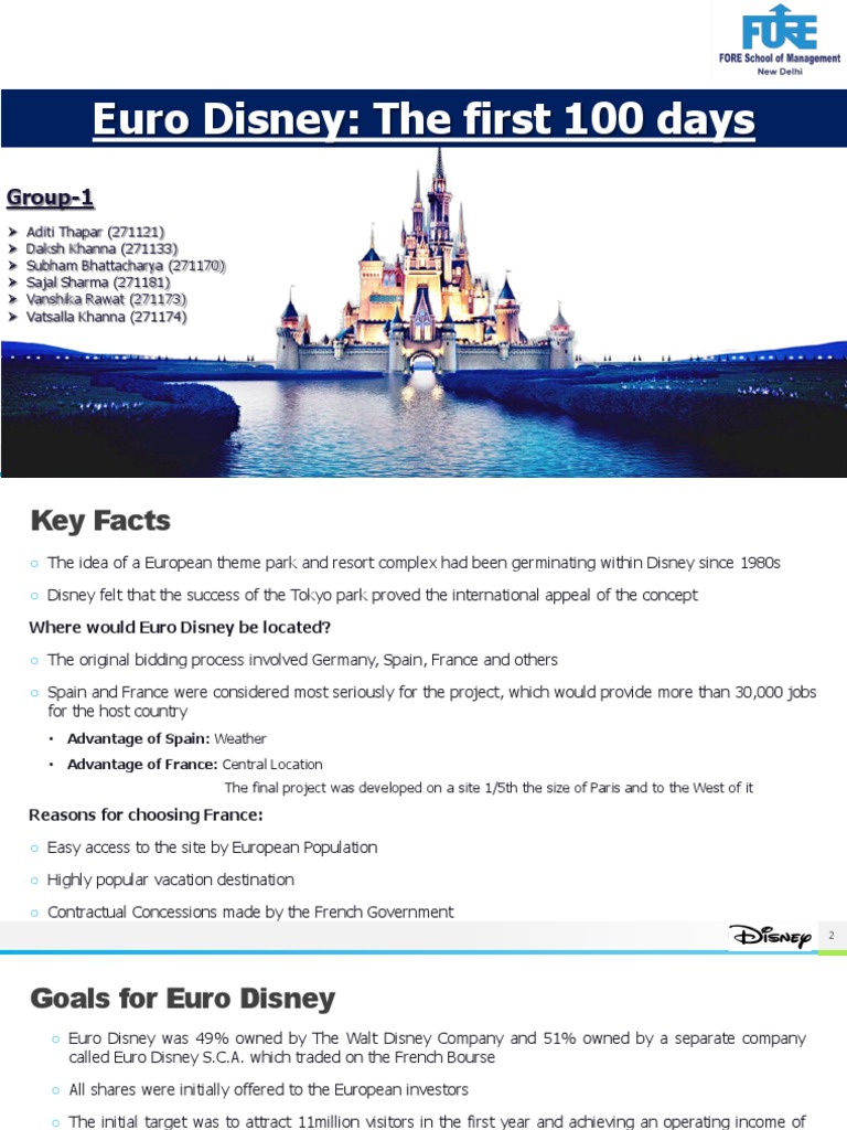 euro disney case study