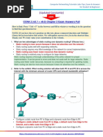 CCNA 2 (v5.1 + v6.0) Chapter 2 Exam Answers Full PDF