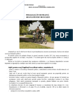 Comunicat Prevenire Biciclisti 02.08.2017