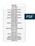 Kia Hyundai Part Number