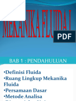 Materi 1 DEFINISI FLUIDA