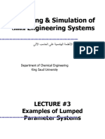 Modelling & Simulation of Engineering Systems: Chemical