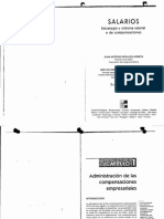 Administración de las compensaciones empresariales: estrategia y sistema salarial