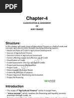 Chapter-4-Classification & Assesment of Agri Finance PDF