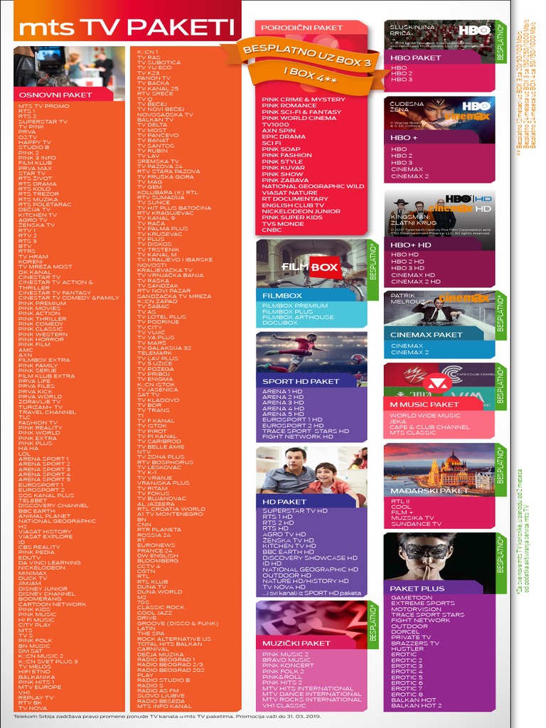 MTS Iptv | PDF | American Television Networks | Media Companies Of The ...