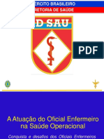 A atuação do Oficial Enfermeiro na Saúde Operacional