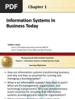 Information Systems in Business Today-Chap-1