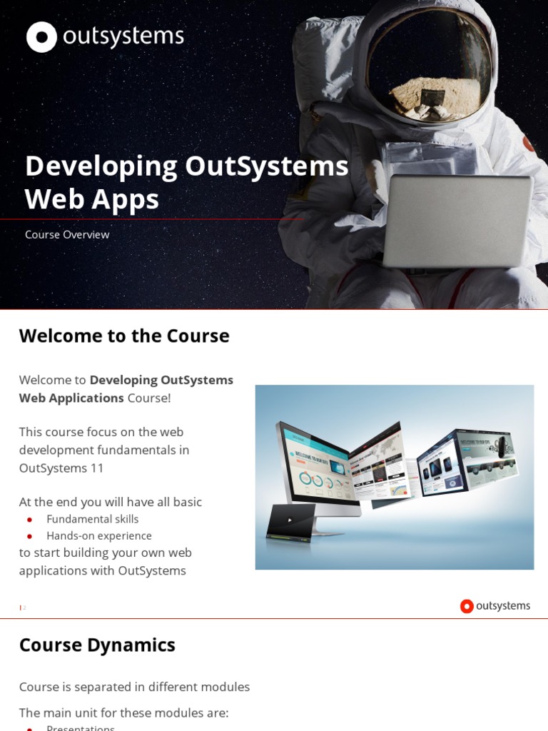 OutSystems Web Apps Development Course | PDF