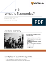 What Is Economics?: Professor Mikal Skuterud ECON 101 - FALL 2019 University of Waterloo