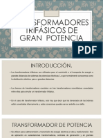 Transformadores Trifásicos de Gran Potencia