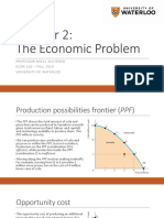 The Economic Problem: Professor Mikal Skuterud ECON 101 - FALL 2019 University of Waterloo