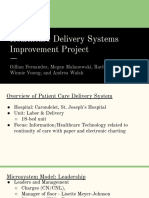 Healthcare Delivery Systems Improvement Project