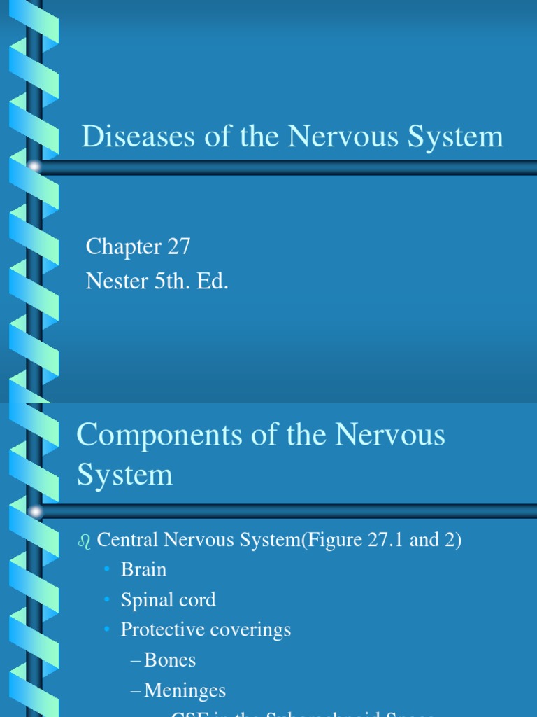 Diseases of The Nervous System: Nester 5th. Ed | PDF | Meningitis | Rabies
