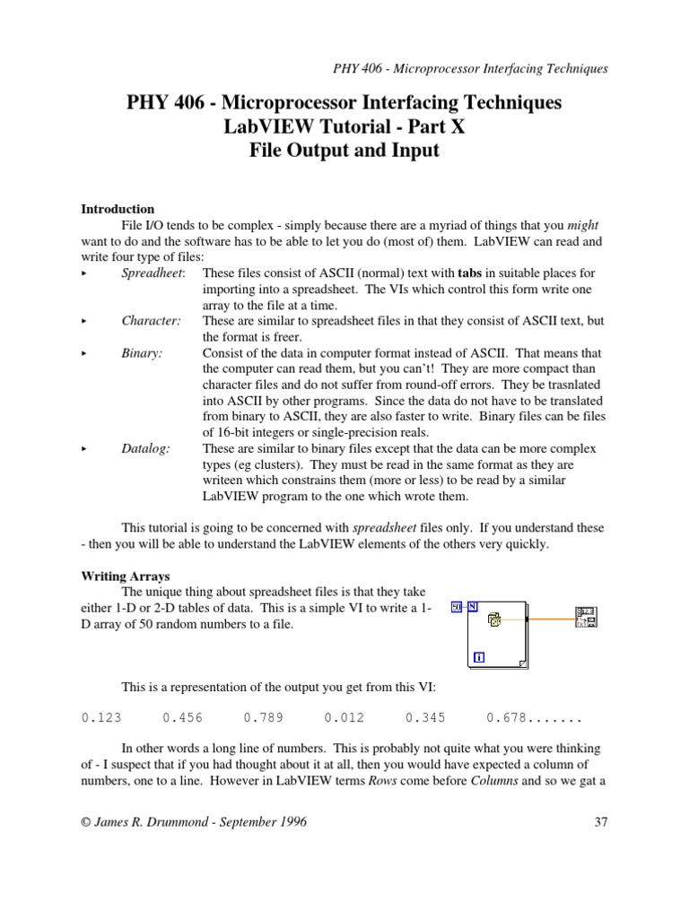 Phy 406 - Microprocessor Interfacing Techniques Labview Tutorial - Part ...