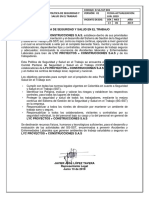 Anexo 2. Politica de Seguridad y Salud en El Trabajo