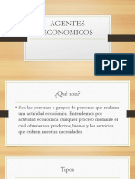 Agentes económicos: Familias, empresas y Estado