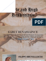 Early and High Renaissance