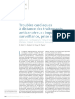 Troubles Cardiaques À Distance Des Traitements Anticancéreux: Impact, Surveillance, Prise en Charge