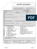 Reporte de Incidente