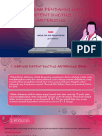 Laporan Pendahuluan Patent Ductus Arterious: Amelia Dwi Nur Indah Pratiwi (2017030045)